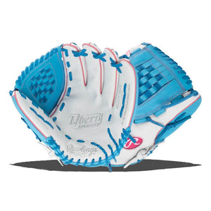 Rawlings Liberty Advanced RLA125-3WCB Softball Glove white/blue