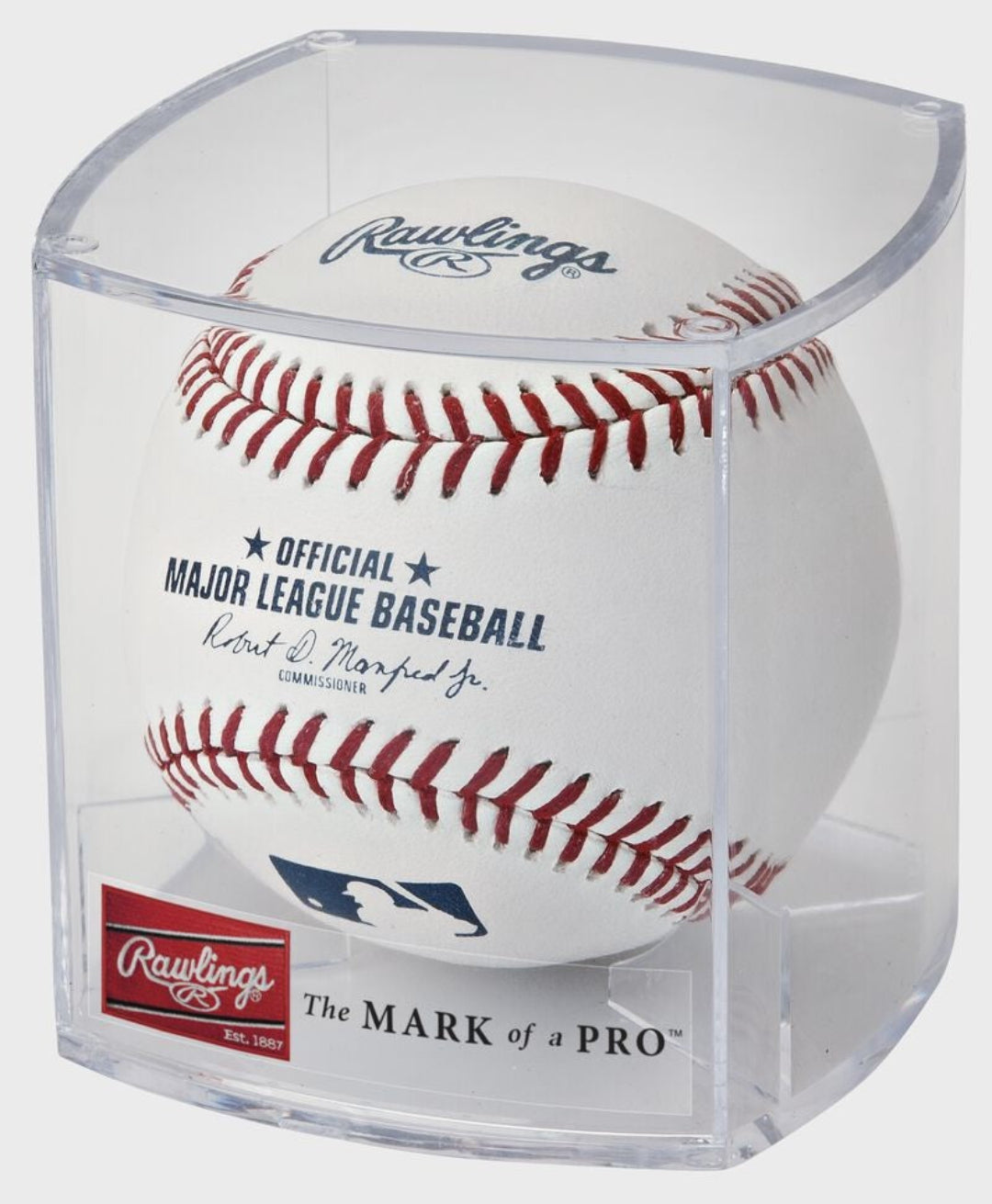 Rawlings Official MLB Game Baseball With Display Cube
