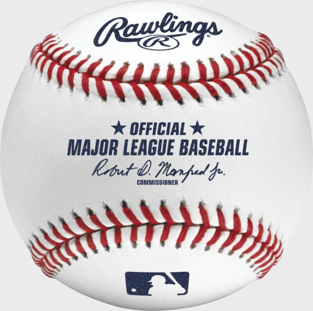 Rawlings Official MLB Game Baseball With Display Cube