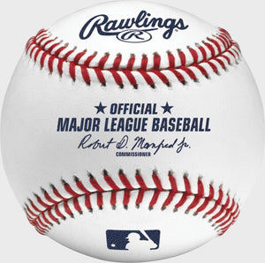 Rawlings Official MLB Game Baseball With Display Cube