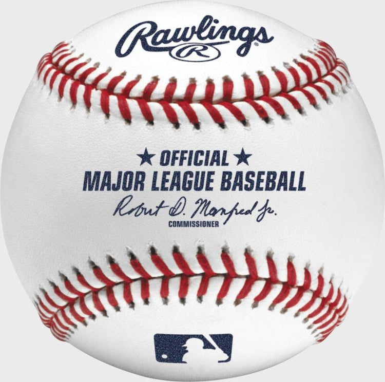 Rawlings Official MLB Game Baseball With Display Cube