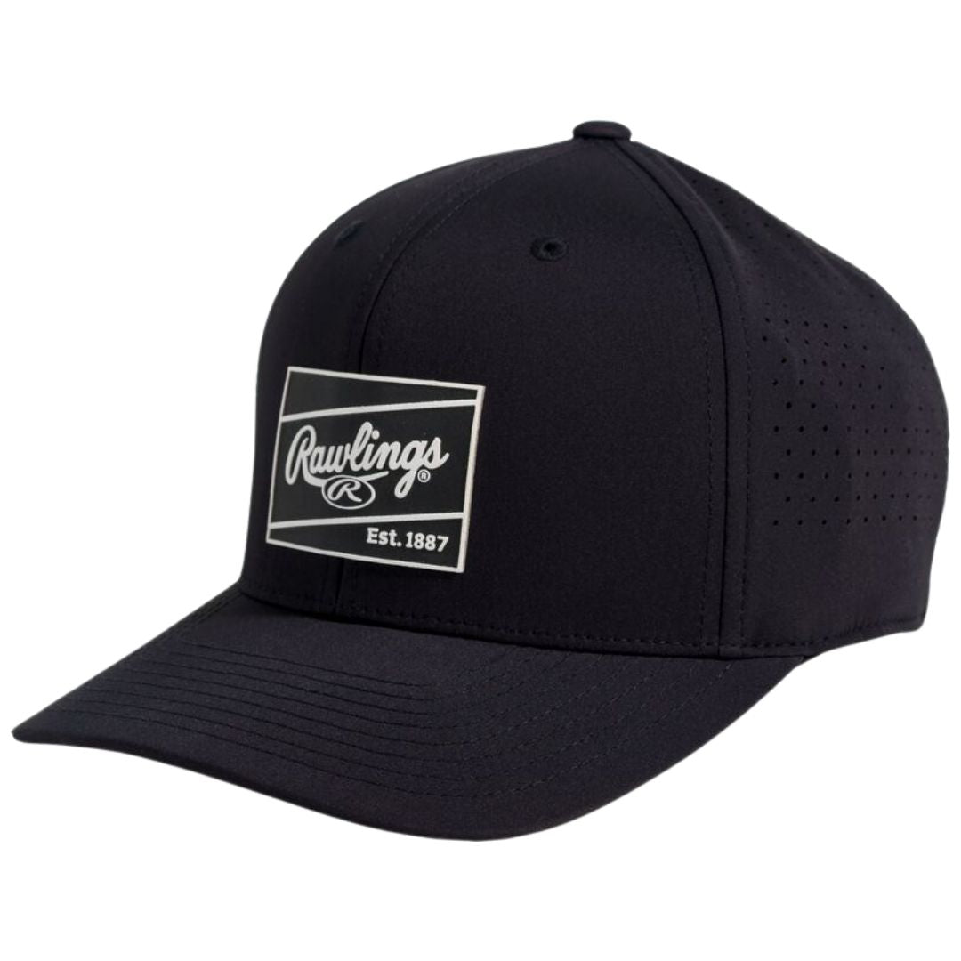 Rawlings Patch Performance Snapback Hat black