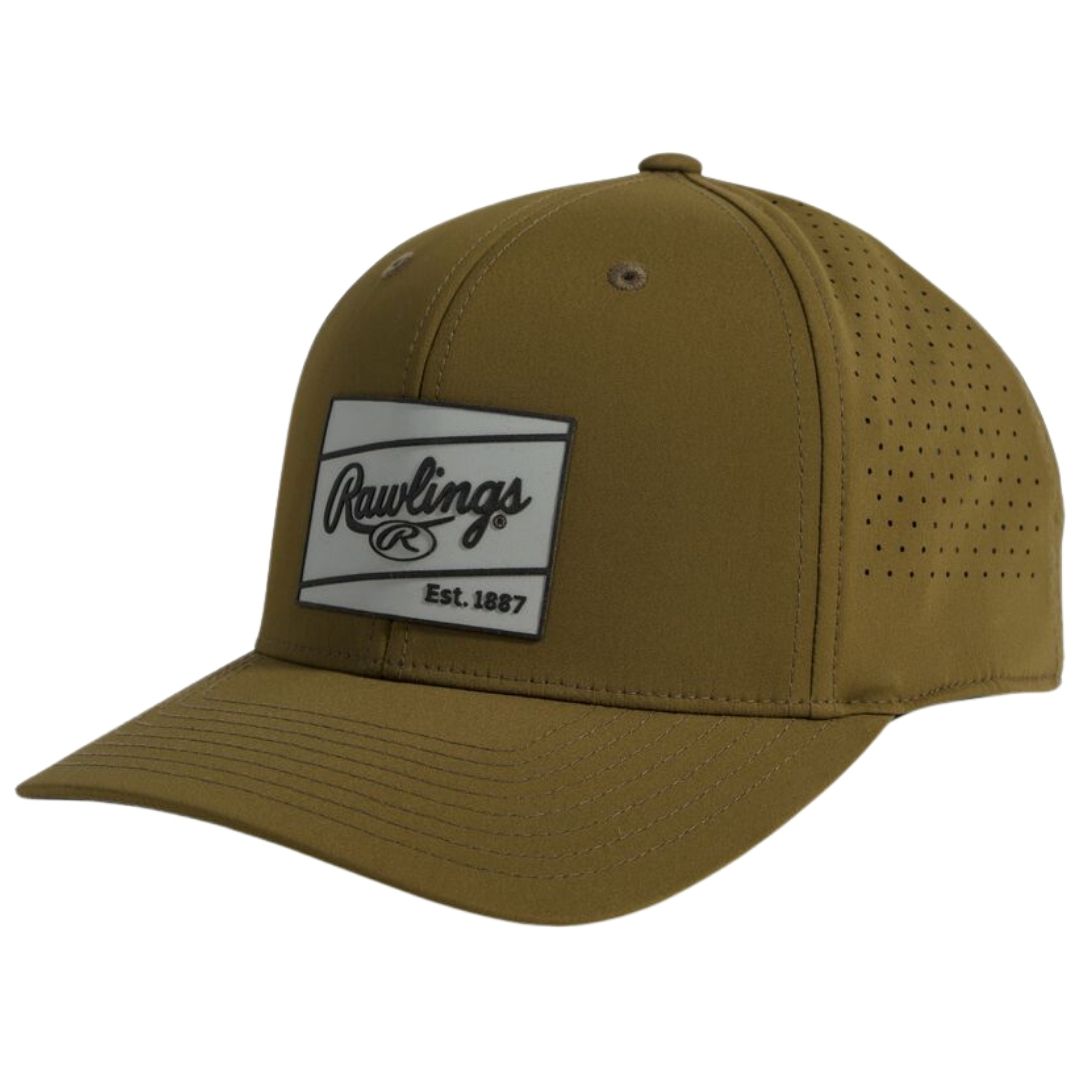 Rawlings Patch Performance Snapback Hat green