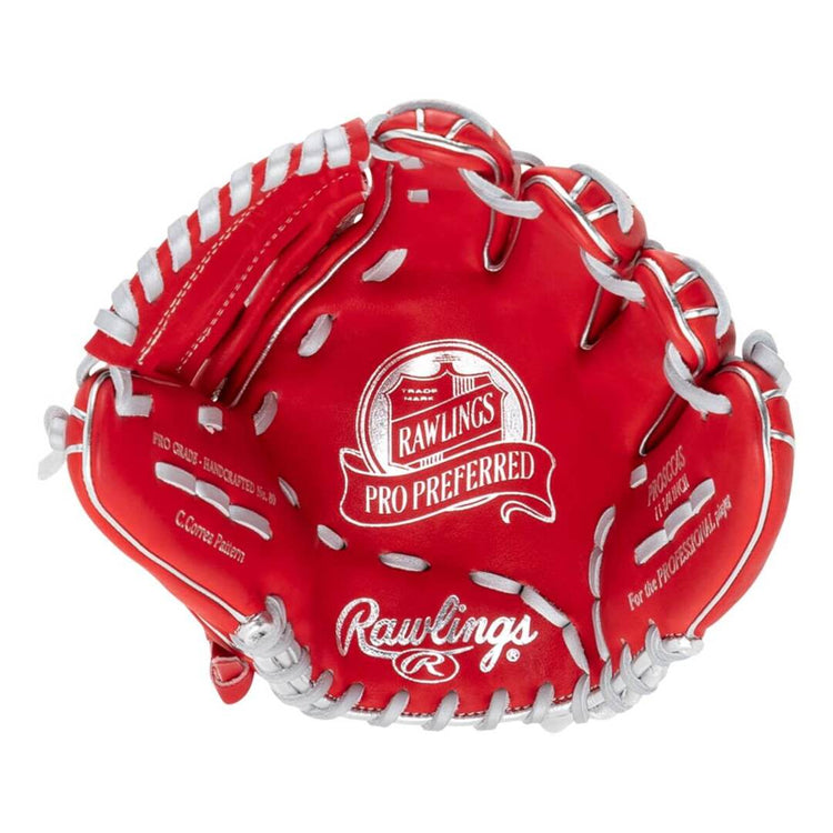 Rawlings Pro Preferred PROSCC4S Baseball Glove red/silver