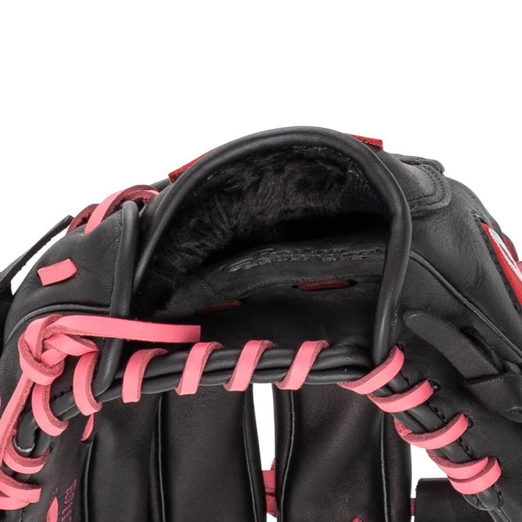 Rawlings R9 Contour R91125U-2BP Baseball Glove black/pink