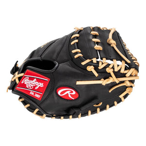 Rawlings R9 Contour R9CMU-23BC Catchers Mitt black/beige