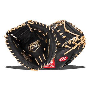 Rawlings R9 Contour R9CMU-23BC Catchers Mitt black/beige