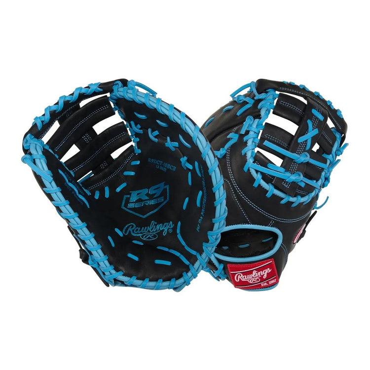 Rawlings R9 Series R9DCT-10BCB First Base Mitt black/blue