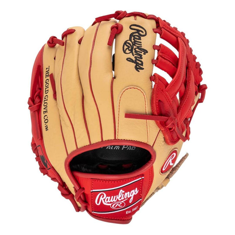 Rawlings Select Pro Lite SPL110CC Carroll Baseball Glove camel/red