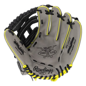 Rawlings Select Pro Lite SPL120AJG Judge Baseball Glove grey/yellow