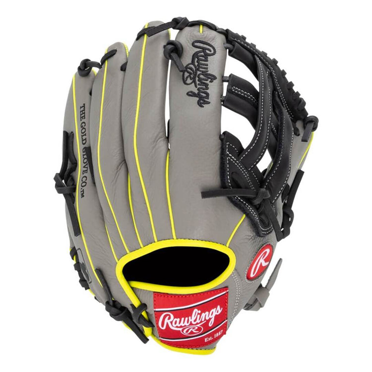 Rawlings Select Pro Lite SPL120AJG Judge Baseball Glove grey/yellow