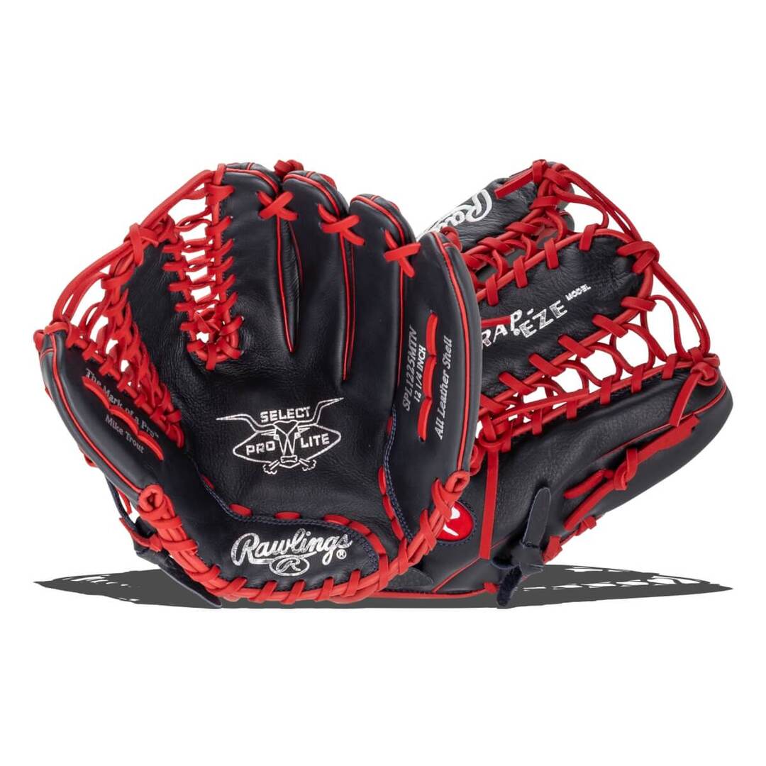 Rawlings Select Pro Lite SPL1225MTN Trout Baseball Glove navy/red