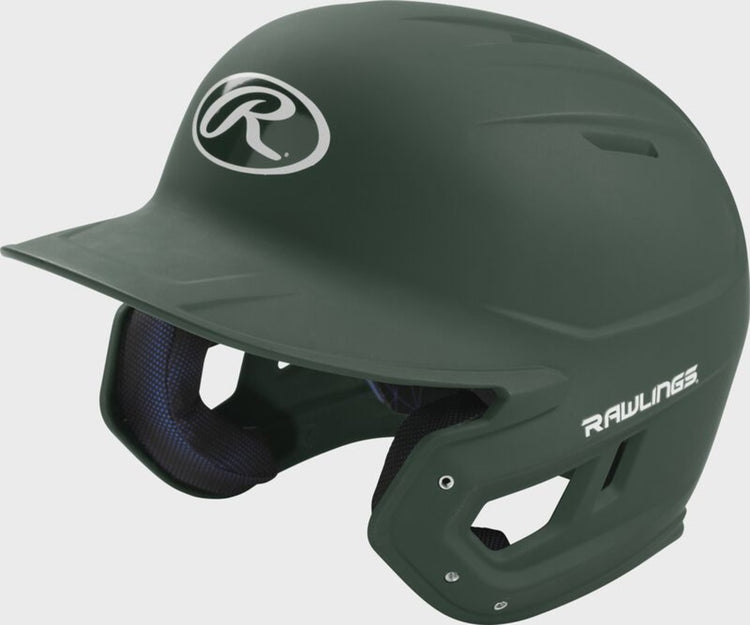 Rawlings Senior MACHSR7 MACH Matte Batting Helmet Dark Green