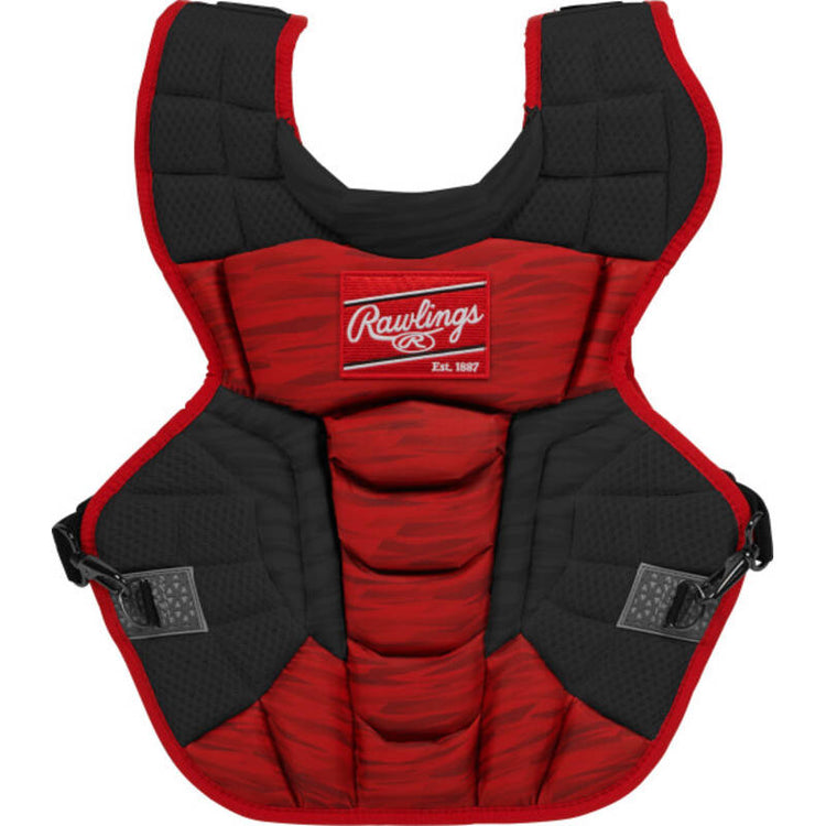 Rawlings Senior Velo 2.0 CPV2N Catcher's Chest Protector Black/Red