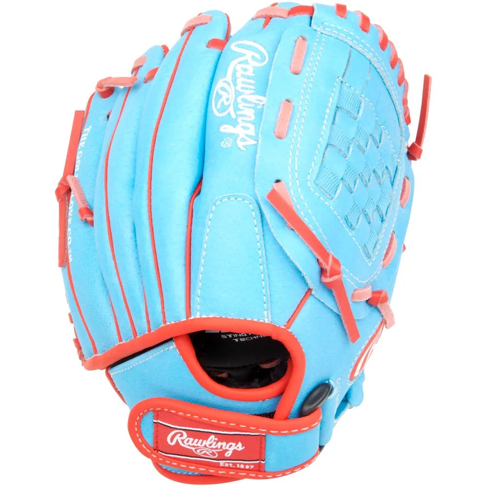 Rawlings Sure Catch SC100JDCB Dgrom Baseball Glove blue/red