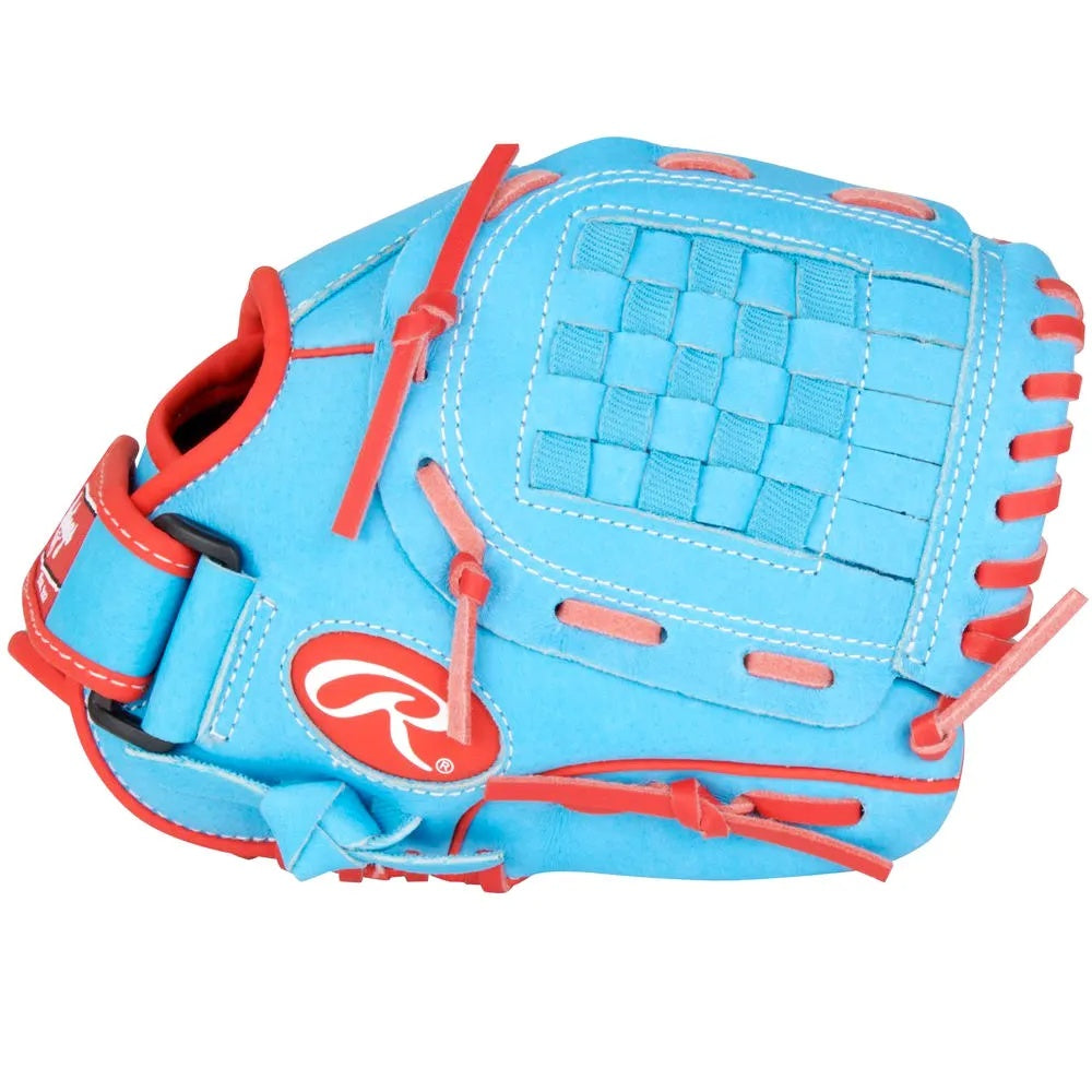Rawlings Sure Catch SC100JDCB Dgrom Baseball Glove blue/red