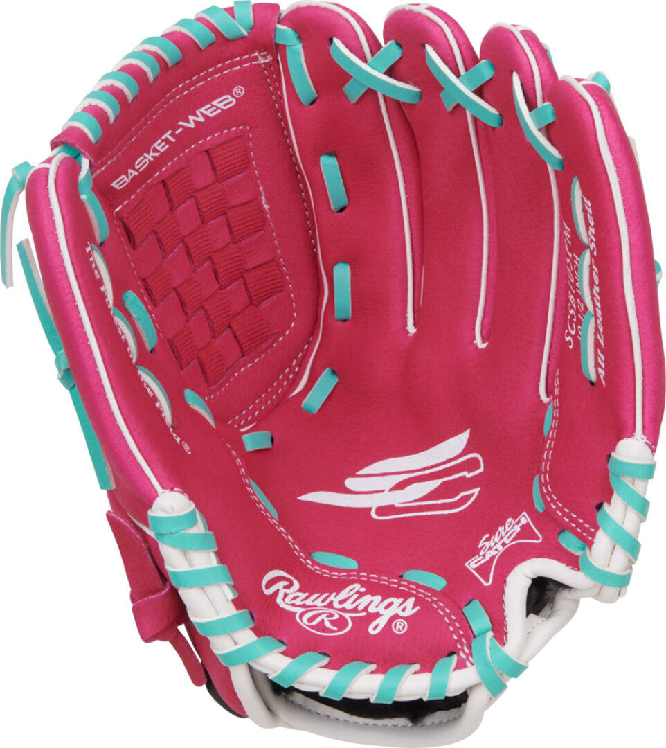 Rawlings Sure Catch SCSB105PM Softball Glove pink/mint