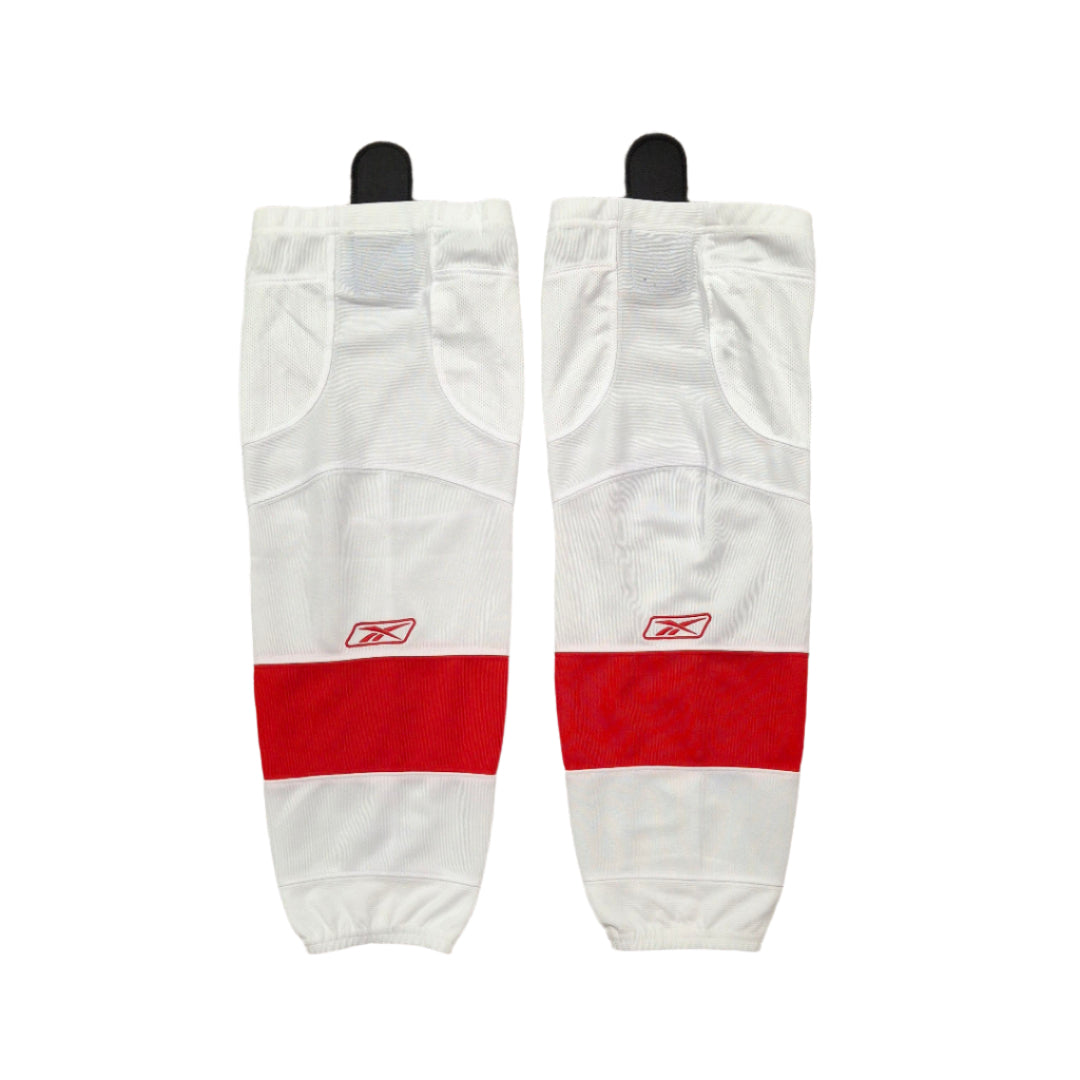Reebok Junior Edge SX100 Gamewear Hockey Sock detroit red wings away white