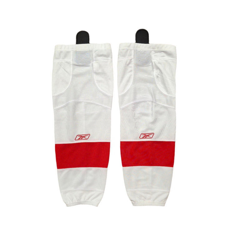 Reebok Junior Edge SX100 Gamewear Hockey Sock detroit red wings away white