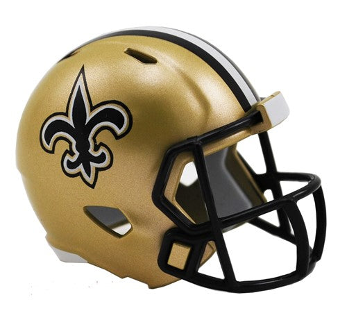 Riddell NFL New Orleans Saints Speed Pocket Helmet Gold