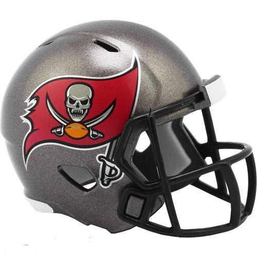Riddell NFL Tampa Bay Buccaneers Speed Pocket Helmet Silver