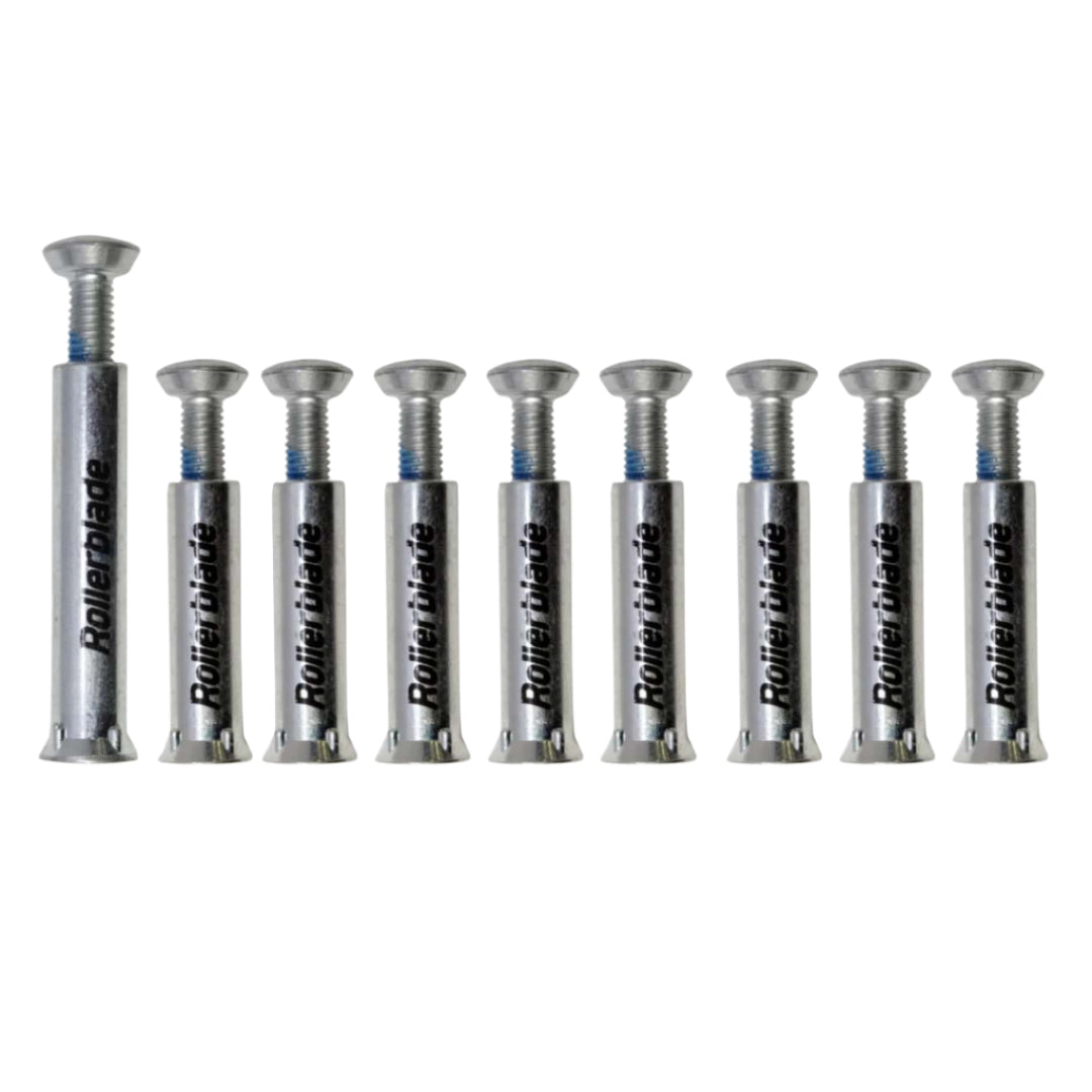 Rollerblade Inline Aluminum Wheel Axles 2.0 - 9 Pieces