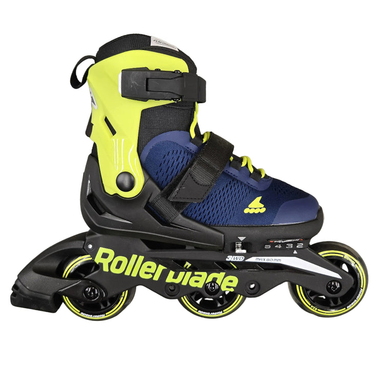 Rollerblade Junior Microblade 3W Inline Rec Skate Blue/Lime