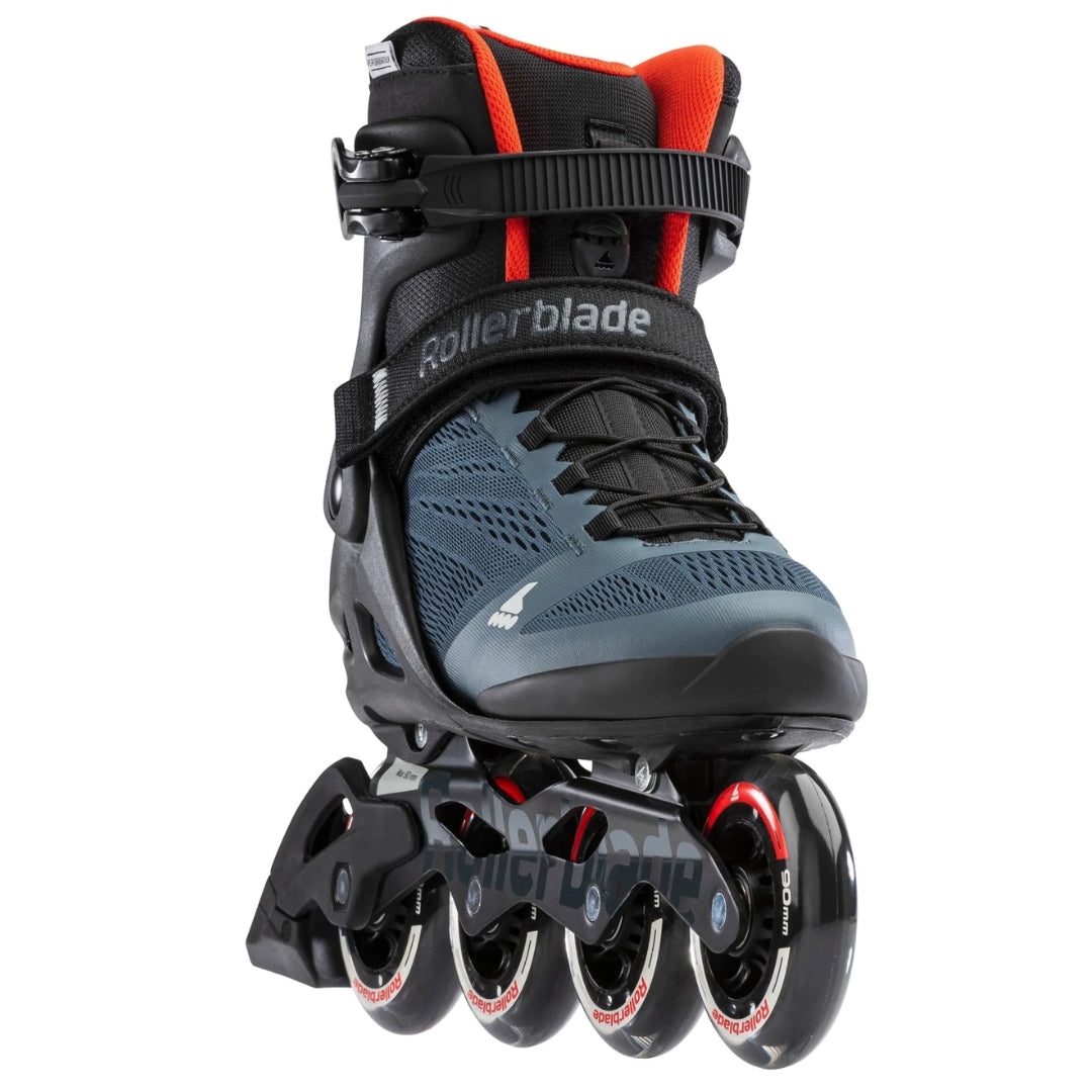 Rollerblade Men's Macroblade 90 Inline Rec Skate blue orange black