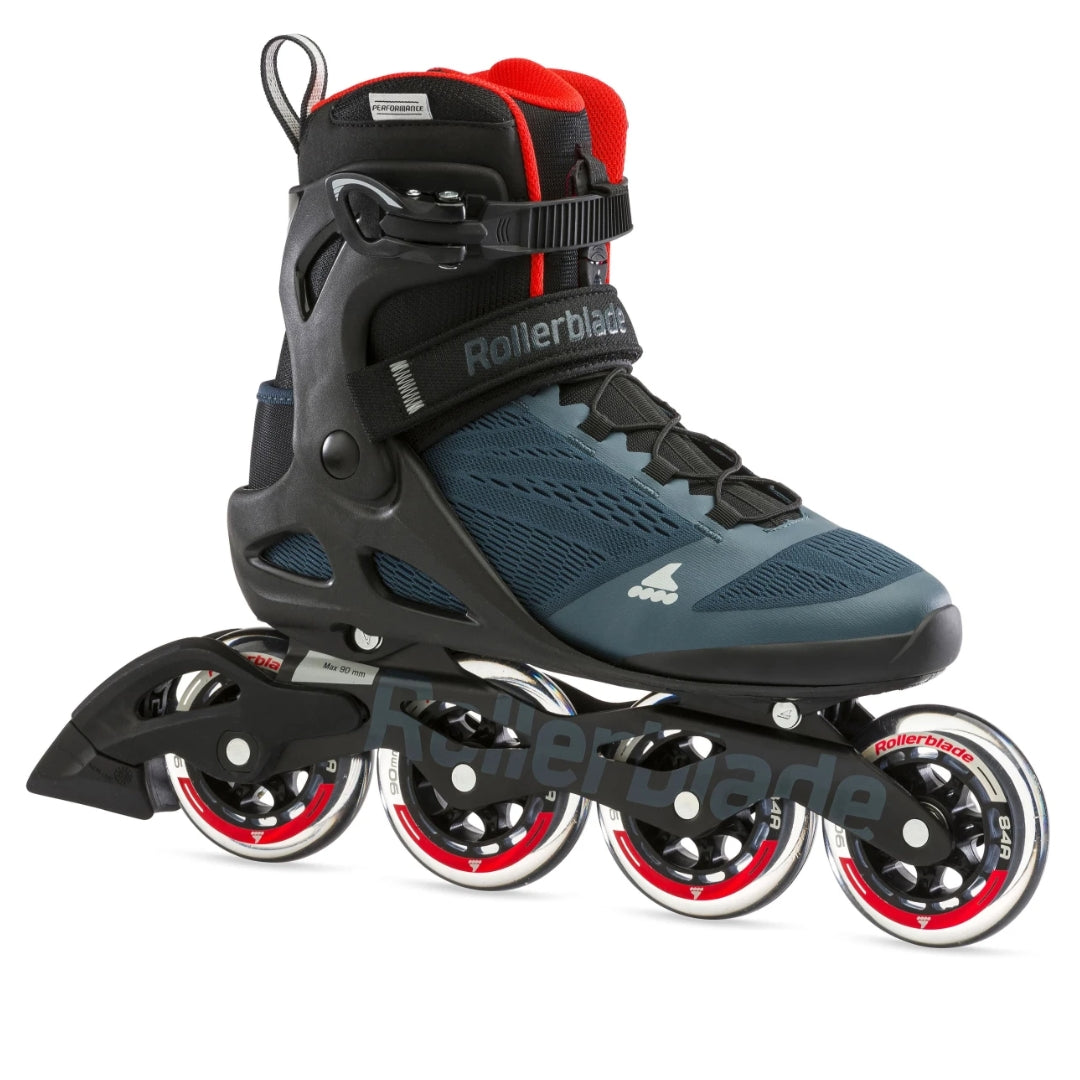 Rollerblade Men's Macroblade 90 Inline Rec Skate blue orange black