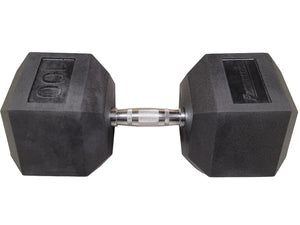 Progression Rubber Hex Dumbbells 100 lbs