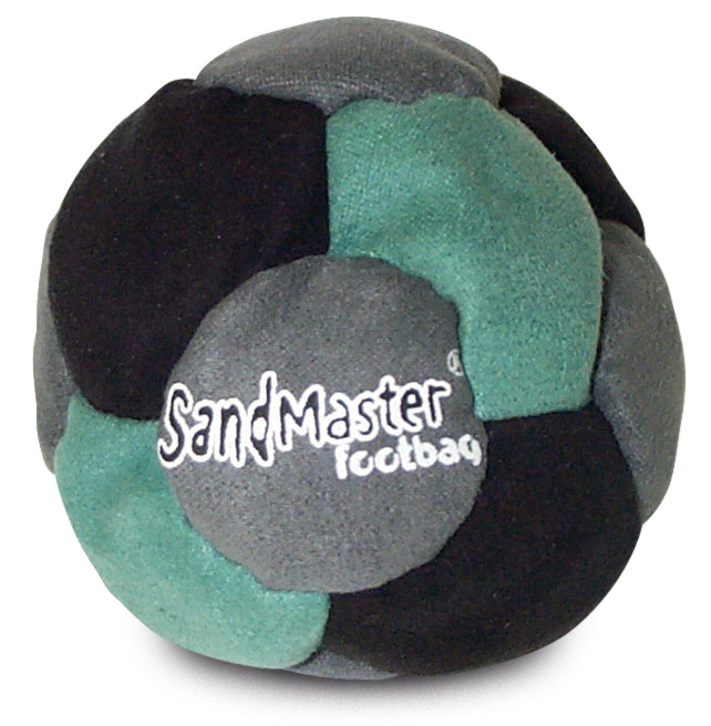 Sandmaster Footbag Hacky Sack black grey green