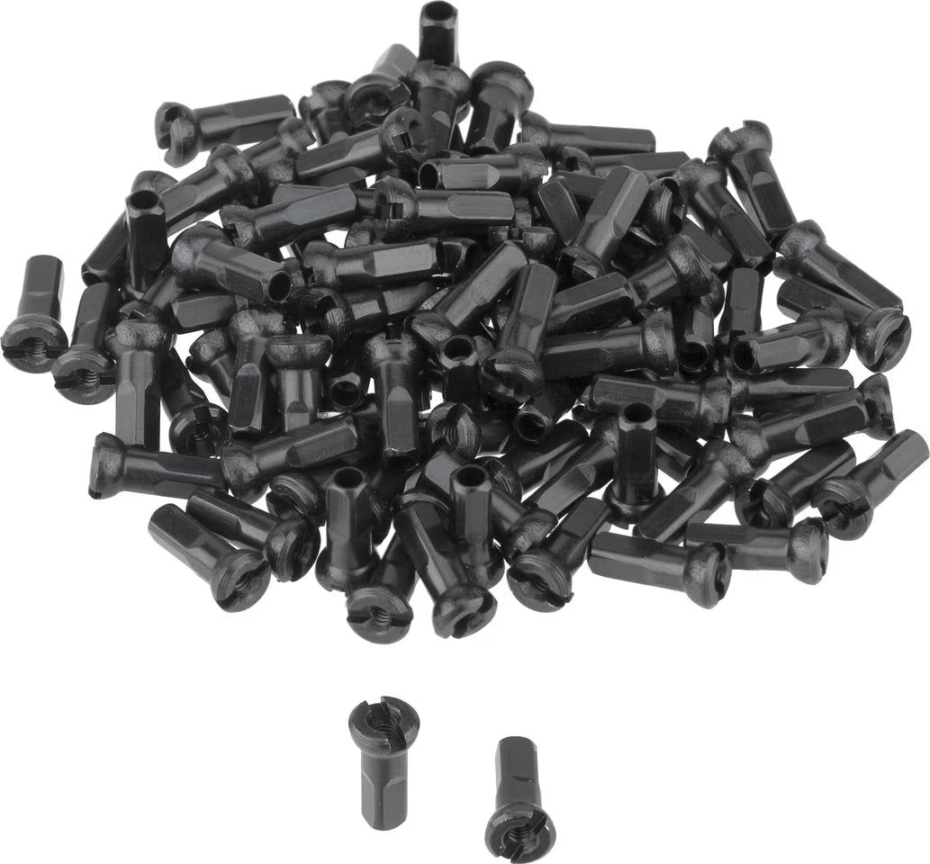 Sapim Polyax Brass Nipple black