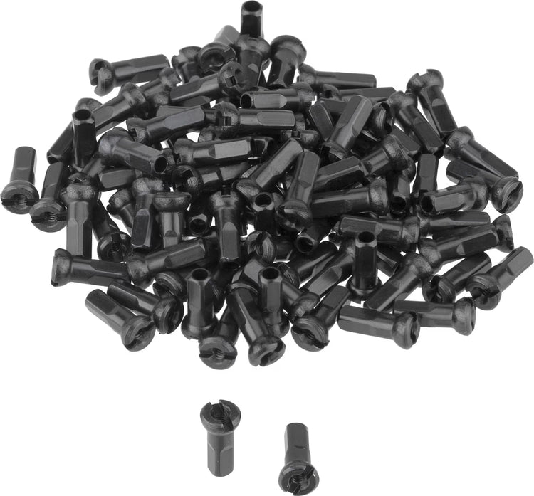 Sapim Polyax Brass Nipple black