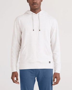 SAXX Men's 3Six Five Hoodie steel heather white