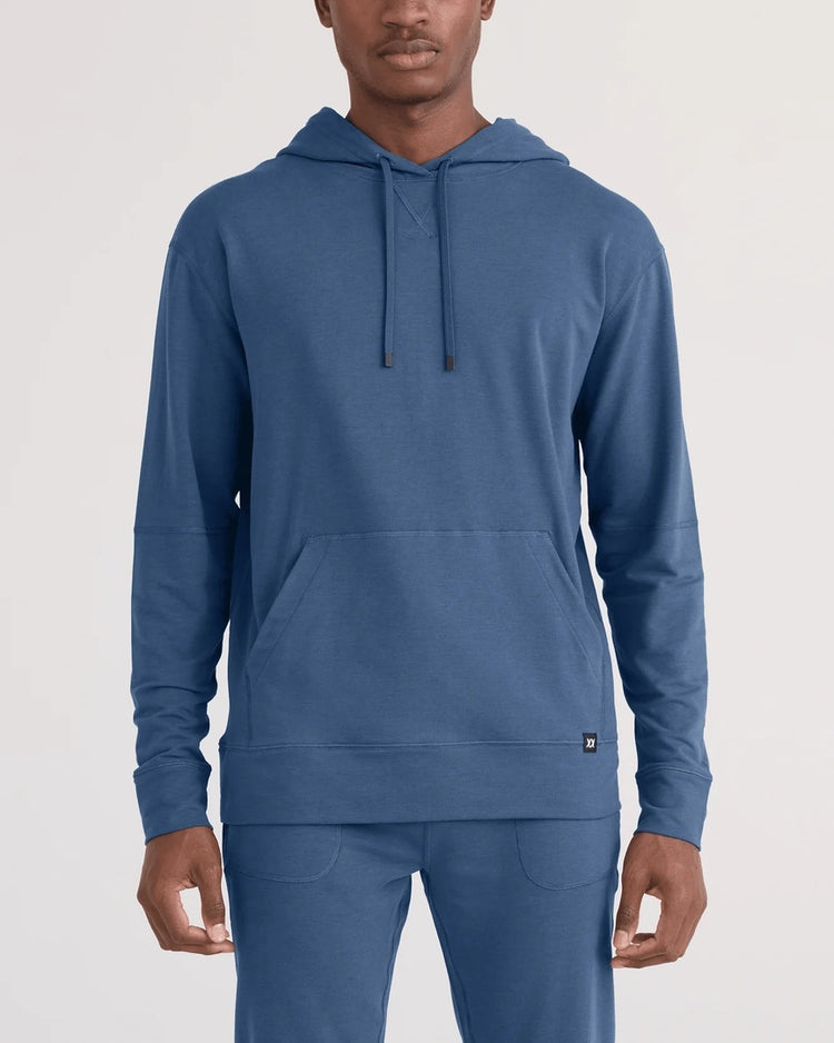 SAXX Men's 3Six Five Hoodie indigo blue