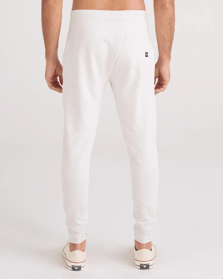 SAXX Men's 3Six Five Sweatpant steel heather white