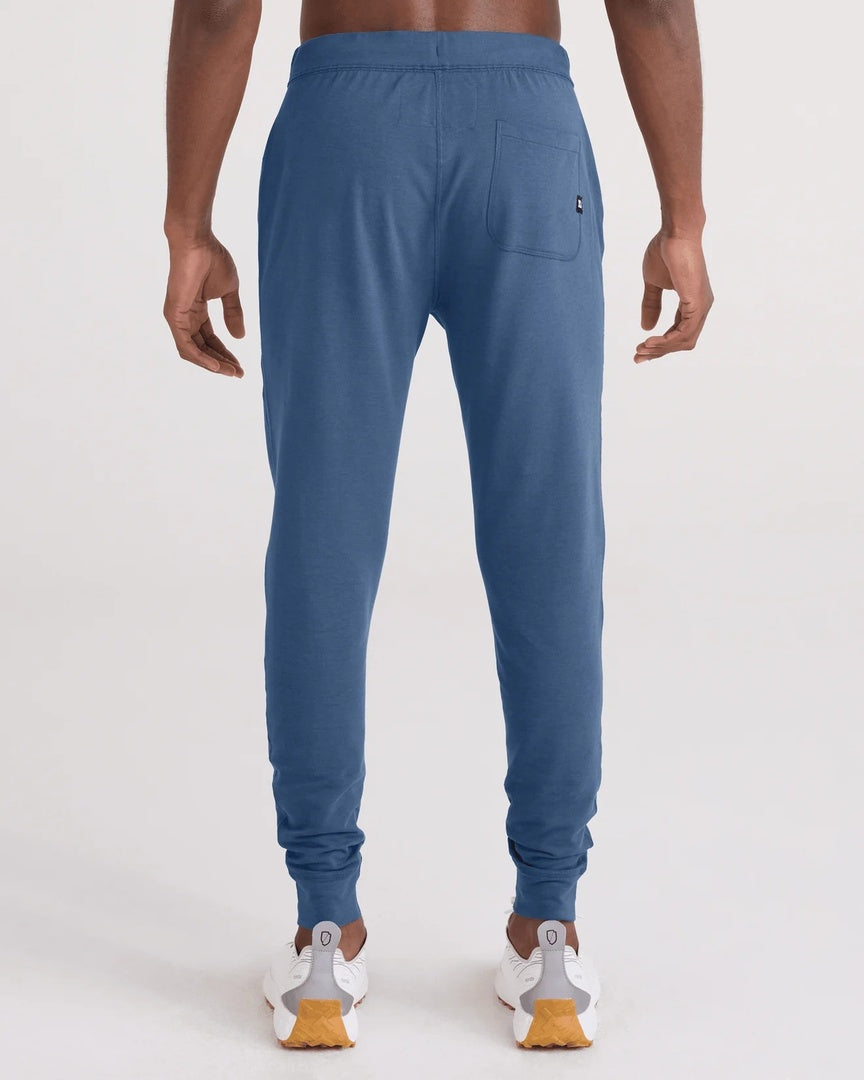 SAXX Men's 3Six Five Sweatpant washed indigo blue