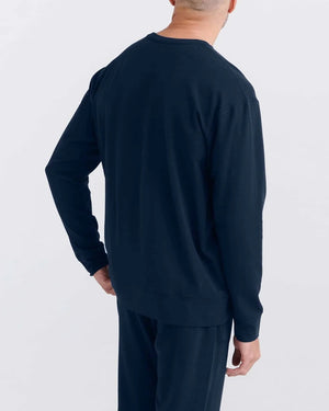 SAXX Men's 3Six Five Sweatshirt maritime blue