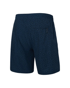 SAXX Men's Multi-Sport 2 in 1 Short ikat navy