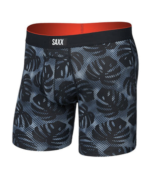 SAXX Men's Multi Sport Mesh Boxer Briefs Rem Tropic Black blue