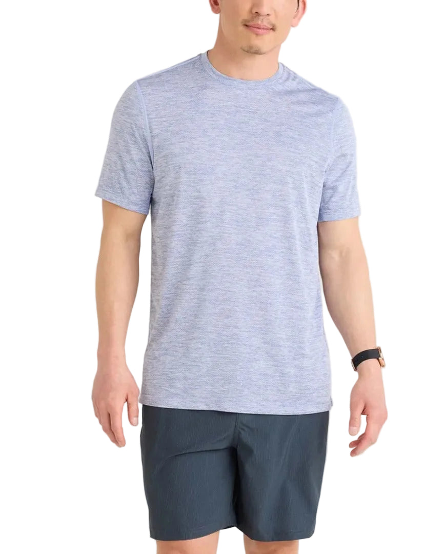 SAXX Men's Multi-Sport Tech T-Shirt tidal blue heather