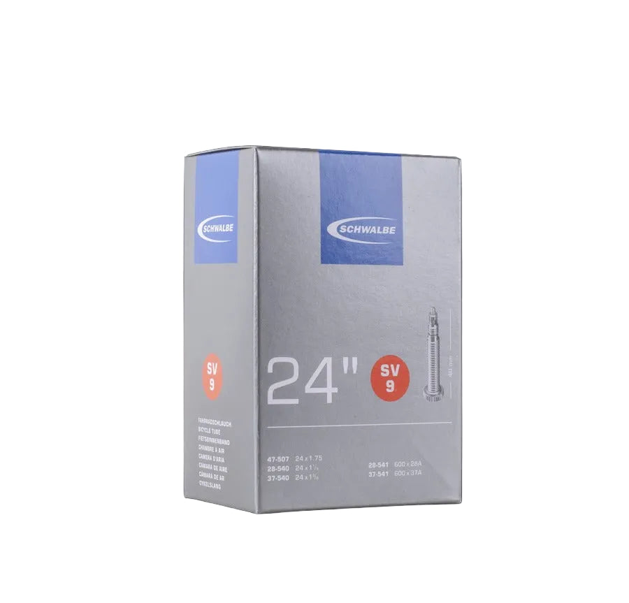 
Schwalbe 24" #9 Standard Bike Tube 1.75" Schrader 40mm 
