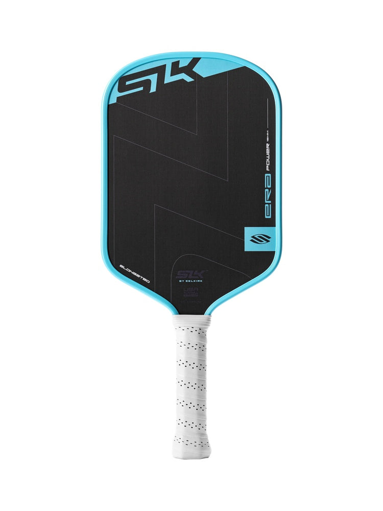 Selkirk SLK ERA Power Elongated Pickleball Paddle cyan black