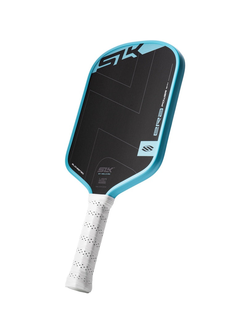 Selkirk SLK ERA Power Elongated Pickleball Paddle cyan black