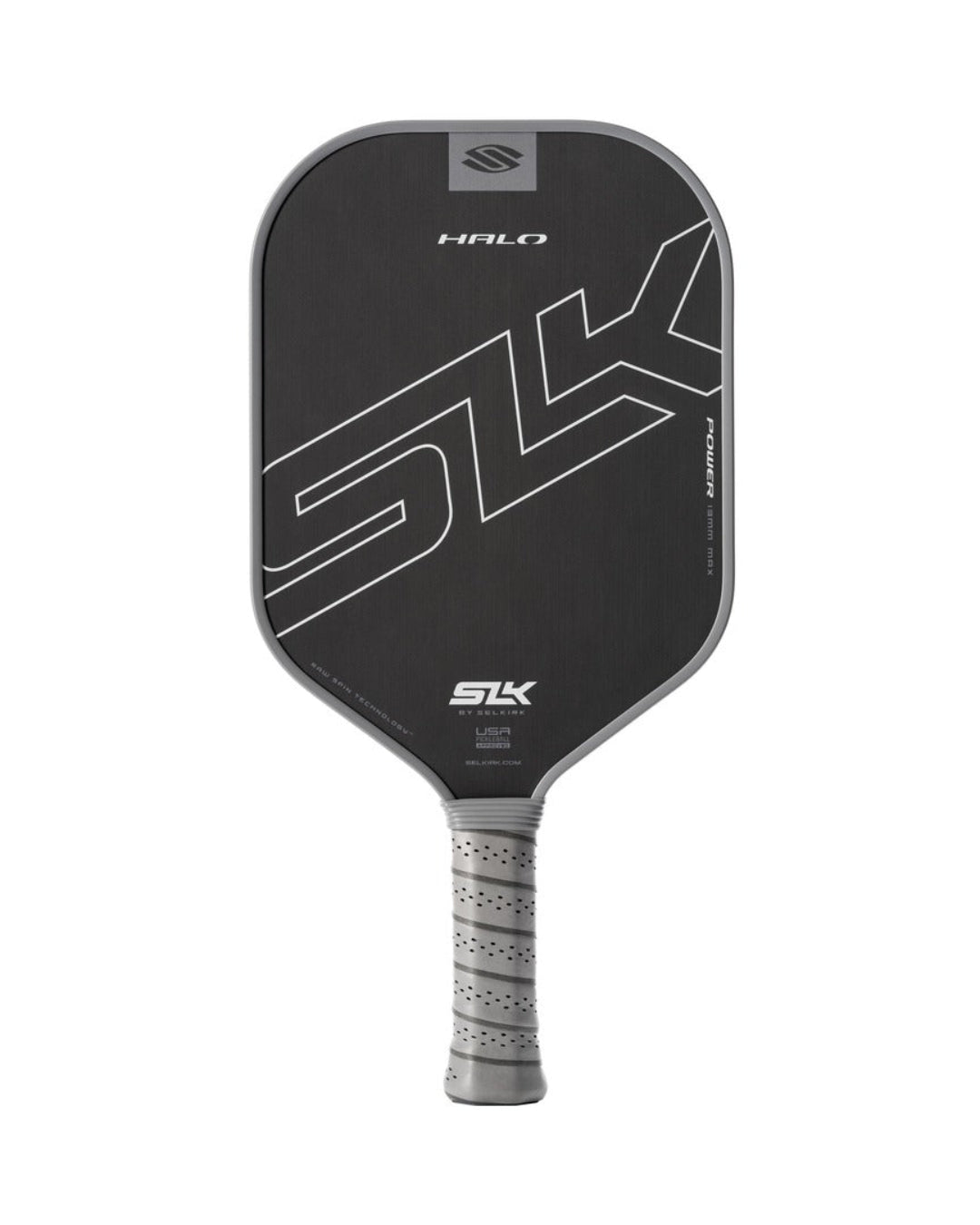 Selkirk SLK Halo Power Max Pickleball Paddle Storm Grey