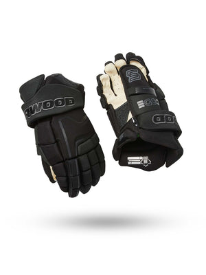 Sherwood Senior Code Encrypt Pro Hockey Player Gloves Black