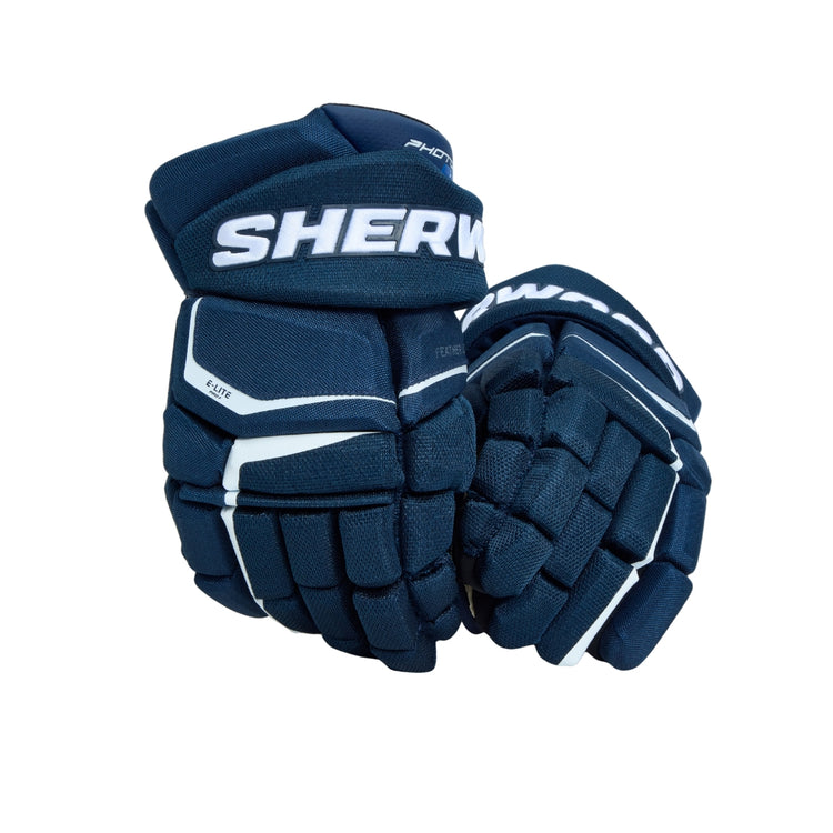 Sherwood Senior Code Photon 1 Hockey Player Gloves navy