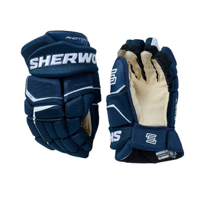 Sherwood Senior Code Photon 1 Hockey Player Gloves navy