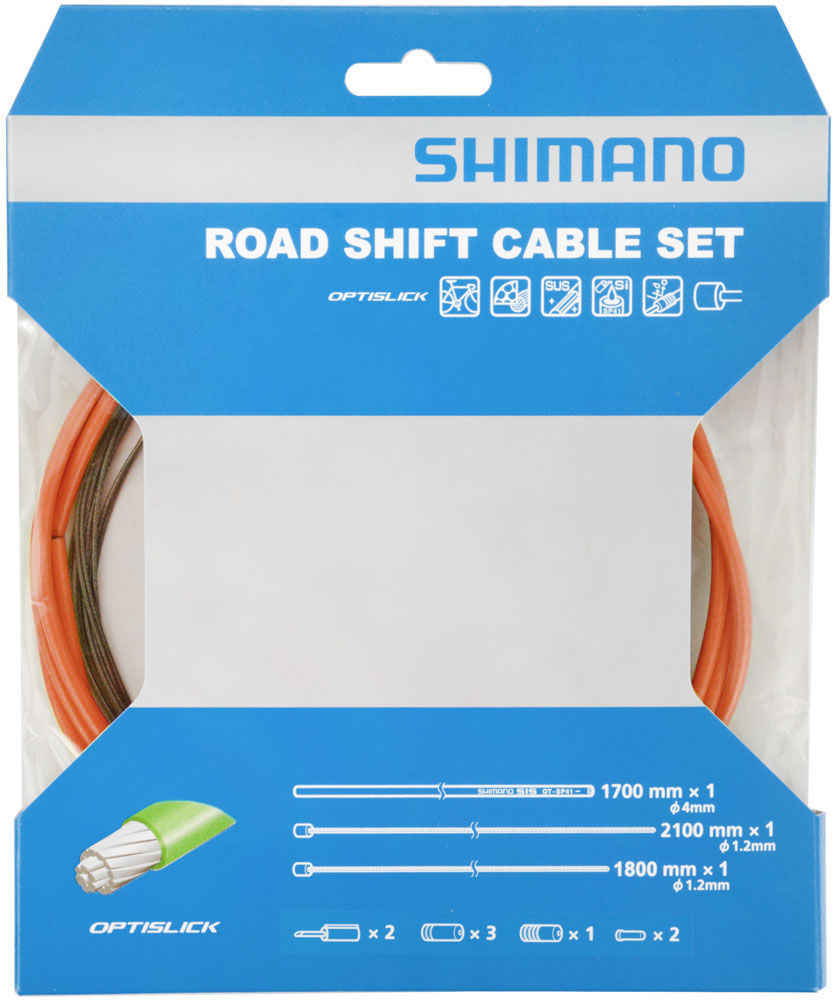 Shimano OT-SP41 Optislick Road Shift Cable Set orange