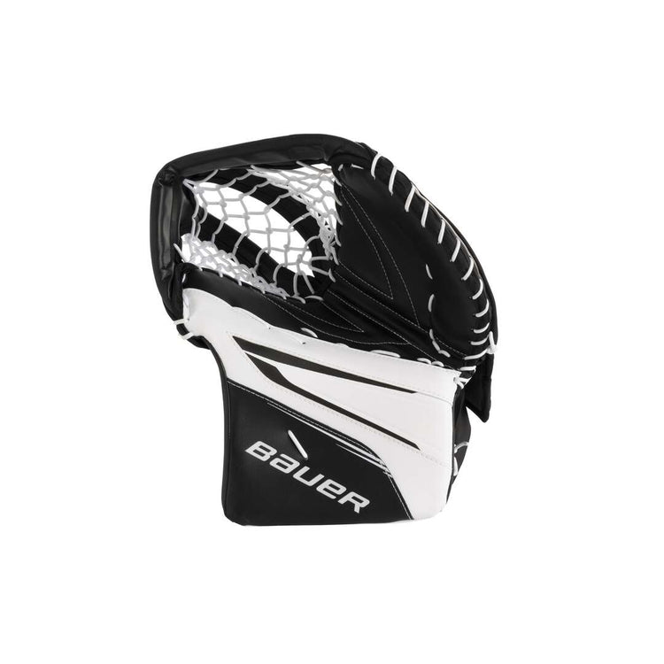 Shop Bauer Intermediate Vapor X5 Pro Hockey Goalie Trapper White/Black Edmonton Canada Store